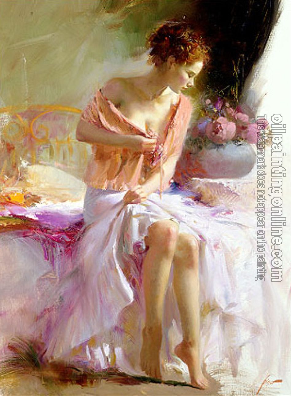 Pino Daeni - Impression oil painting.